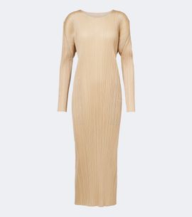 Pleats Please Issey Miyake Pleats Please Issey Miyake Monthly Colors: October pleated midi dress