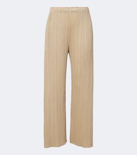 Pleats Please Issey Miyake Pleats Please Issey Miyake Monthly Colors: October pleated wide-leg pants