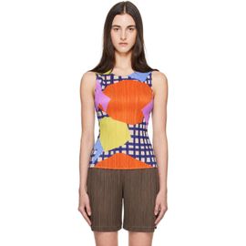 PLEATS PLEASE ISSEY MIYAKE PLEATS PLEASE ISSEY MIYAKE Multicolor Market Tank Top