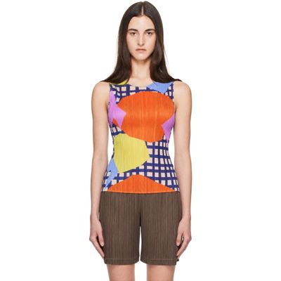 PLEATS PLEASE ISSEY MIYAKE PLEATS PLEASE ISSEY MIYAKE Multicolor Market Tank Top