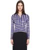 PLEATS PLEASE ISSEY MIYAKE PLEATS PLEASE ISSEY MIYAKE Navy & Beige Basket Shirt - 1