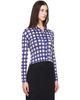 PLEATS PLEASE ISSEY MIYAKE PLEATS PLEASE ISSEY MIYAKE Navy & Beige Basket Shirt - 2