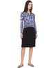 PLEATS PLEASE ISSEY MIYAKE PLEATS PLEASE ISSEY MIYAKE Navy & Beige Basket Shirt - 4