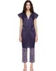 PLEATS PLEASE ISSEY MIYAKE PLEATS PLEASE ISSEY MIYAKE Navy Lucid Pleats Top - 1