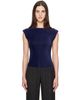 PLEATS PLEASE ISSEY MIYAKE PLEATS PLEASE ISSEY MIYAKE Navy Mist September Top - 1
