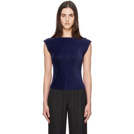 PLEATS PLEASE ISSEY MIYAKE PLEATS PLEASE ISSEY MIYAKE Navy Mist September Top