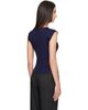 PLEATS PLEASE ISSEY MIYAKE PLEATS PLEASE ISSEY MIYAKE Navy Mist September Top - 3