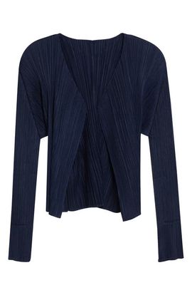 Pleats Please Issey Miyake Pleats Please Issey Miyake New Colorful Basics 4 Pleated Cardigan