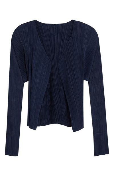 Pleats Please Issey Miyake Pleats Please Issey Miyake New Colorful Basics 4 Pleated Cardigan