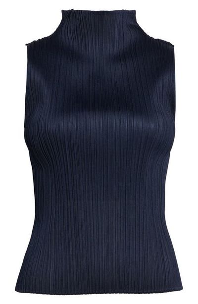 Pleats Please Issey Miyake Pleats Please Issey Miyake New Colorful Basics 4 Pleated Sleeveless Top
