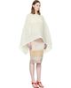 PLEATS PLEASE ISSEY MIYAKE PLEATS PLEASE ISSEY MIYAKE Off-White Madame-T May Scarf - 2