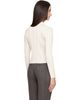 PLEATS PLEASE ISSEY MIYAKE PLEATS PLEASE ISSEY MIYAKE Off-White Monthly Colors August Cardigan - 3