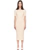 PLEATS PLEASE ISSEY MIYAKE PLEATS PLEASE ISSEY MIYAKE Off-White Monthly Colors August Midi Dress - 1