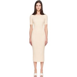 PLEATS PLEASE ISSEY MIYAKE PLEATS PLEASE ISSEY MIYAKE Off-White Monthly Colors August Midi Dress