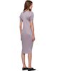PLEATS PLEASE ISSEY MIYAKE PLEATS PLEASE ISSEY MIYAKE Purple Monthly Colors August Midi Dress - 3