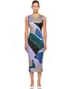PLEATS PLEASE ISSEY MIYAKE PLEATS PLEASE ISSEY MIYAKE Purple 'Surprise!' Midi Dress - 1