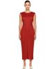 PLEATS PLEASE ISSEY MIYAKE PLEATS PLEASE ISSEY MIYAKE Red Monthly Colors September Midi Dress - 1