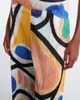 Pleats Please Issey Miyake Pleats Please Issey Miyake Roll pleated printed wide-leg pants - 3