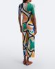 Pleats Please Issey Miyake Pleats Please Issey Miyake Roll pleated printed wide-leg pants - 5