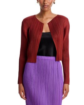 Pleats Please Issey Miyake Pleats Please Issey Miyake September Plisse Cardigan