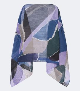 Pleats Please Issey Miyake Pleats Please Issey Miyake Surprise! Madame-T pleated printed stole