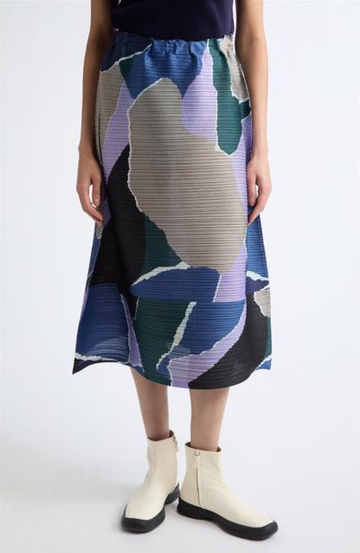 Pleats Please Issey Miyake Pleats Please Issey Miyake Surprise Pleated A-Line Midi Skirt