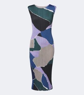 Pleats Please Issey Miyake Pleats Please Issey Miyake Surprise! pleated printed midi dress