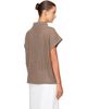 PLEATS PLEASE ISSEY MIYAKE PLEATS PLEASE ISSEY MIYAKE Taupe Dot Knit Top - 3