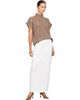 PLEATS PLEASE ISSEY MIYAKE PLEATS PLEASE ISSEY MIYAKE Taupe Dot Knit Top - 4