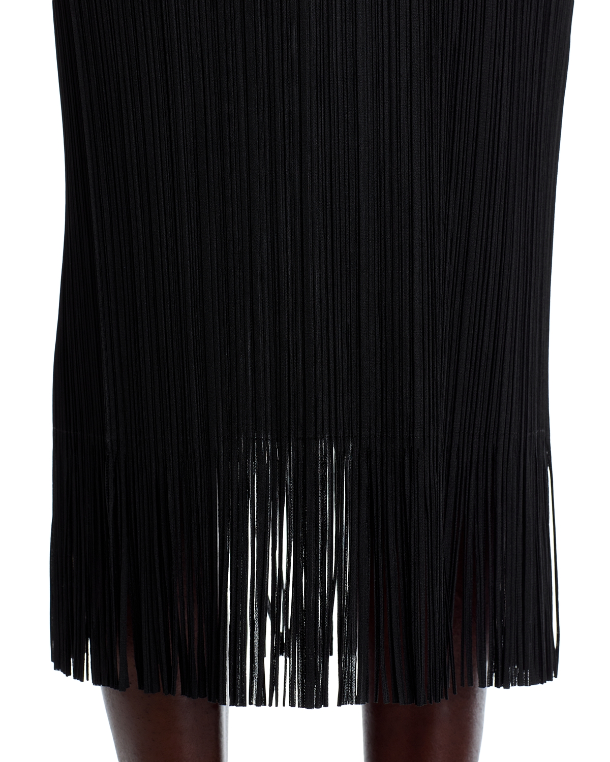 Pleats Please Issey Miyake - Wave Plisse Fringe Hem Dress