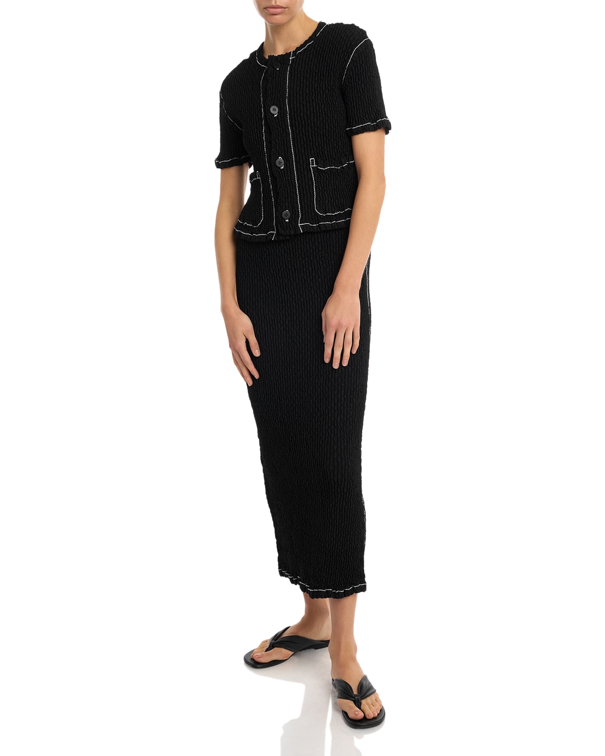Pleats Please Issey Miyake - Wavelet Ensemble Top
