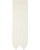 PLEATS PLEASE ISSEY MIYAKE PLEATS PLEASE ISSEY MIYAKE White Skinny Scarf - 1
