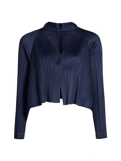 Pleats Please Issey Miyake Women's City Frame Plissé Jacket