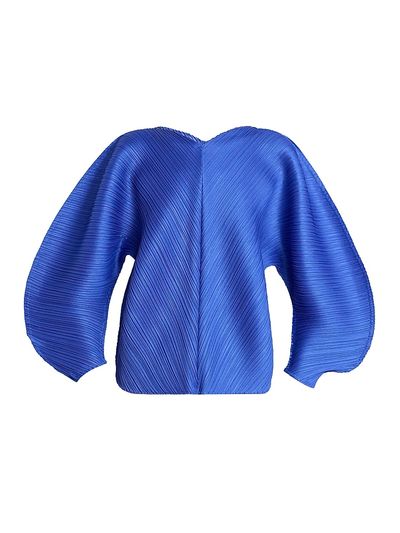 Pleats Please Issey Miyake Women's Coast Pleated Blouse