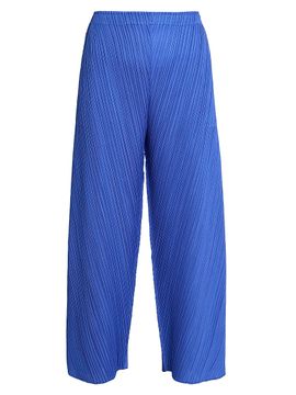 Pleats Please Issey Miyake Women's Coast Pleated Pants