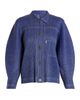 Pleats Please Issey Miyake Women's Denim-Look Plissé Jacket - 7