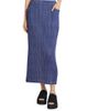 Pleats Please Issey Miyake Women's Denim-Look Plissé Midi-Skirt - 3