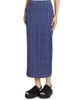 Pleats Please Issey Miyake Women's Denim-Look Plissé Midi-Skirt - 4