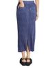 Pleats Please Issey Miyake Women's Denim-Look Plissé Midi-Skirt - 5