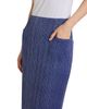 Pleats Please Issey Miyake Women's Denim-Look Plissé Midi-Skirt - 6