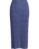 Pleats Please Issey Miyake Women's Denim-Look Plissé Midi-Skirt - 7