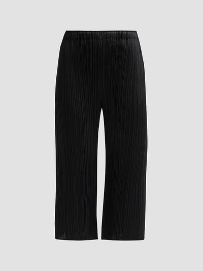 Pleats Please Issey Miyake Women's July Pleated Crop Pants