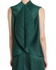 Pleats Please Issey Miyake Women's Leaf Plissé Sleeveless Top - 5
