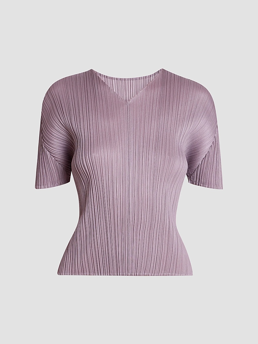 PLEATS PLEASE ISSEY MIYAKE - Purple Soft Pleats Long Sleeve T-Shirt