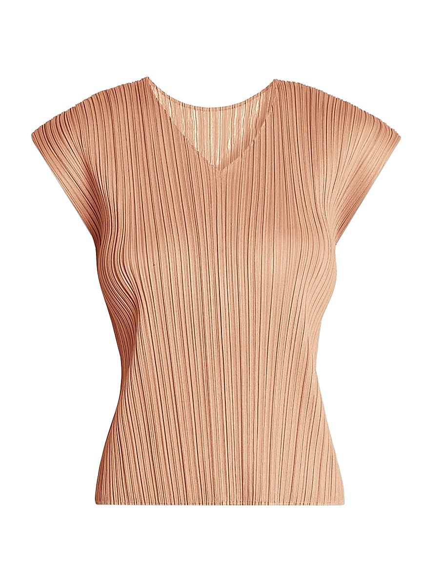トップス pleats please Pleats Please Issey Miyake - Women's Monthly Colors: June Pleated Top