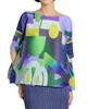 Pleats Please Issey Miyake Women's Playground Printed Pleated Top - 3
