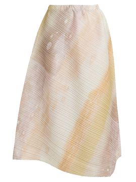 Pleats Please Issey Miyake Women's Sea Bubble Plissé Midi-Skirt