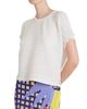Pleats Please Issey Miyake Women's Step Knit Cotton-Blend Top - 6