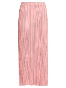 Pleats Please Issey Miyake Women's Thicker Bottoms Plissé Maxi Skirt