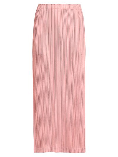 Pleats Please Issey Miyake Women's Thicker Bottoms Plissé Maxi Skirt